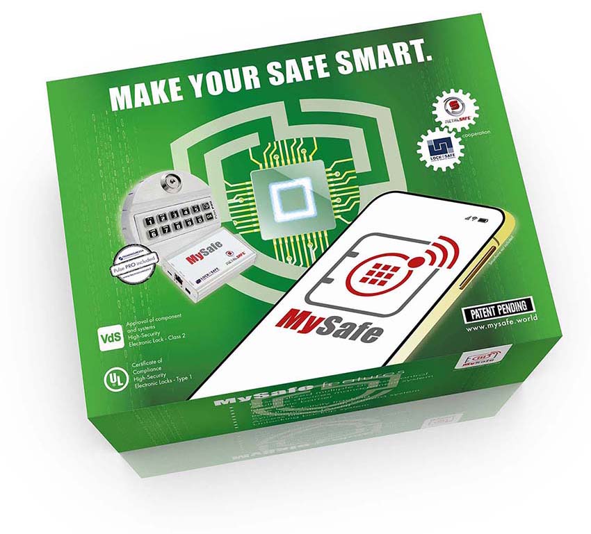 MySafe safe lock. System for smart operation of safes.